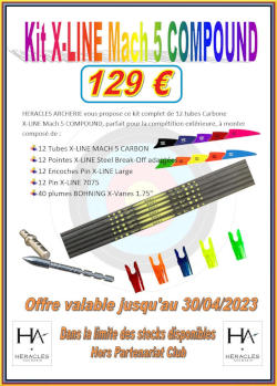 KIT FLECHES 2023 HERACLES ARCHERIE
